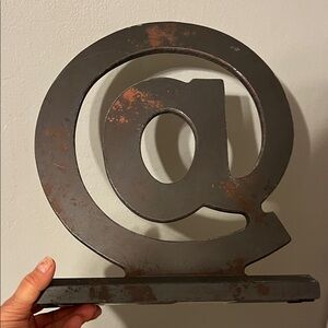 Hobby Lobby Rustic At Symbol Decor - Brown